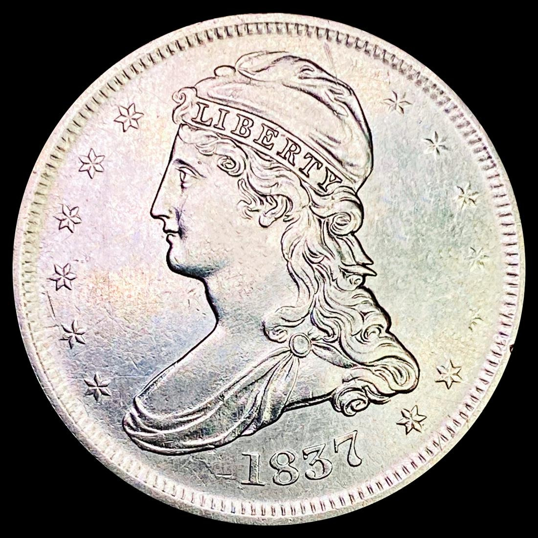 1837 Capped Bust Half Dollar UNCIRCULATED (1 of 2)