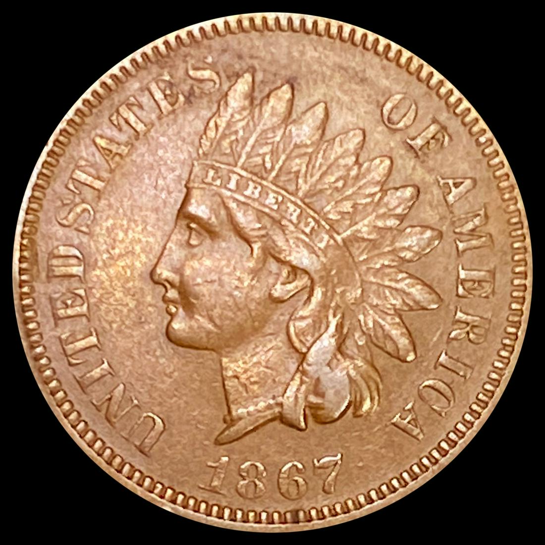 1867 Indian Head Cent CLOSELY UNCIRCULATED (1 of 2)