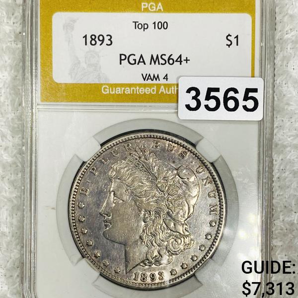 1893 Morgan Silver Dollar PGA - MS64+ VAM 4 (1 of 2)