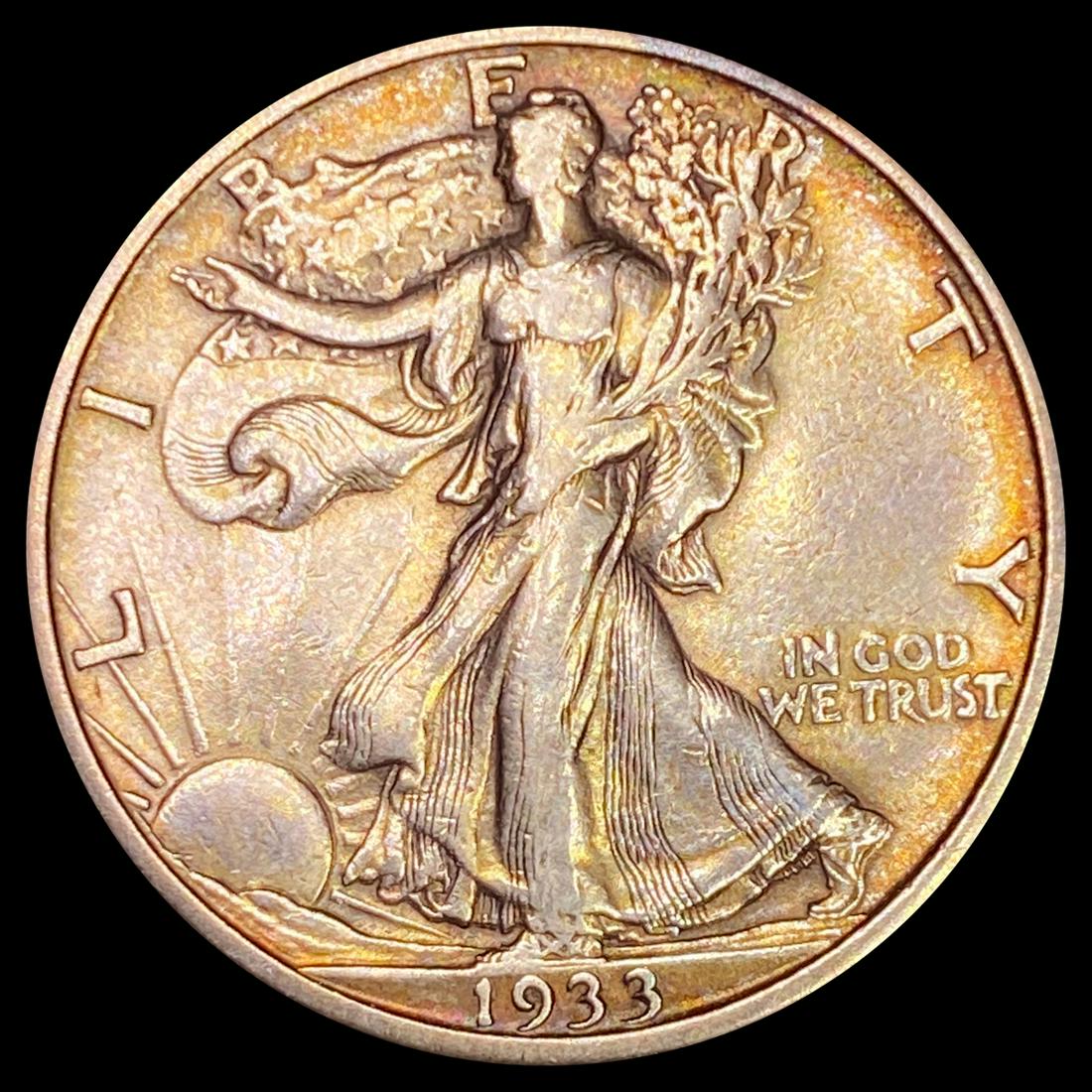 1933-S Walking Liberty Half Dollar LIGHTLY CIRC (1 of 2)