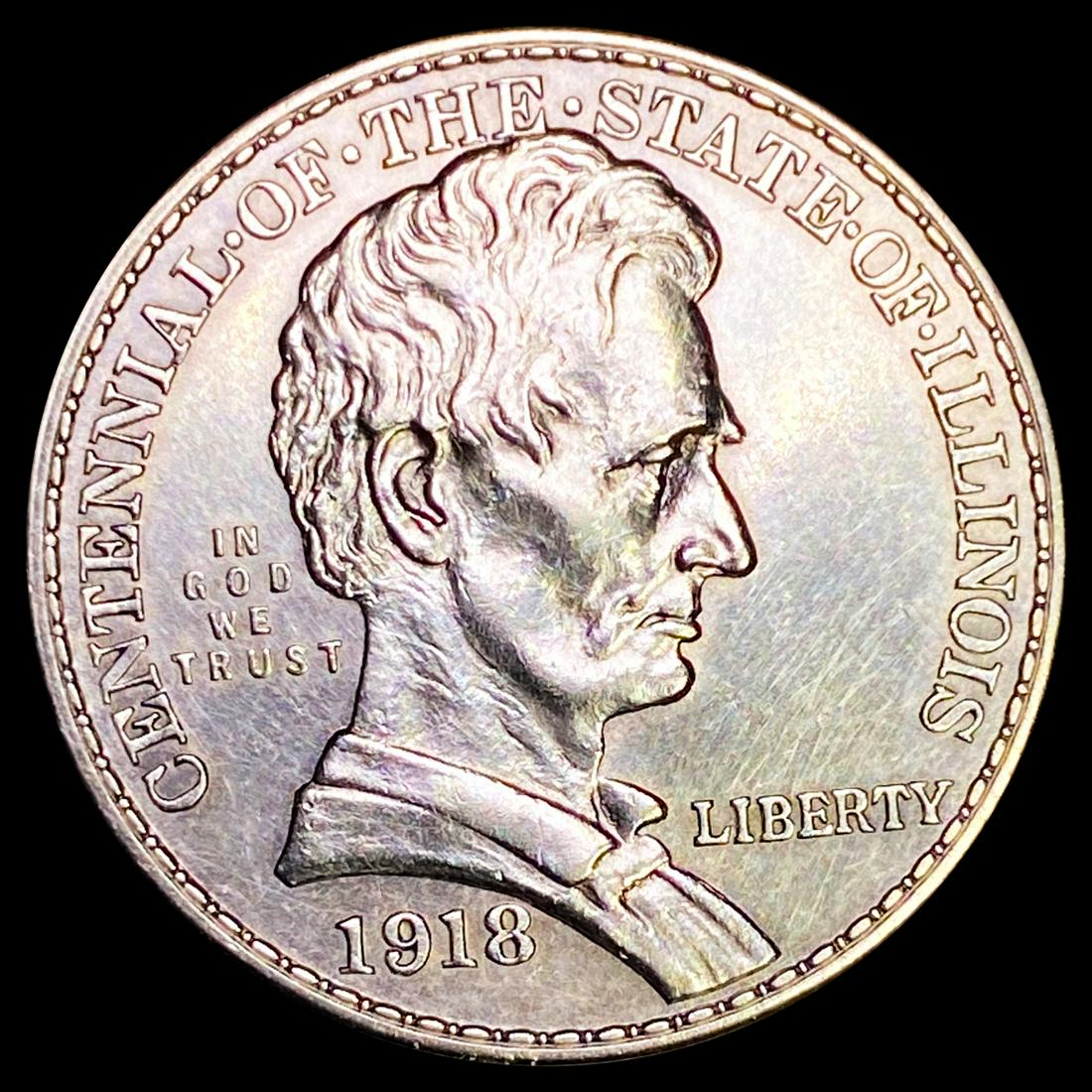 1918 Illinois Half Dollar UNCIRCULATED (1 of 2)