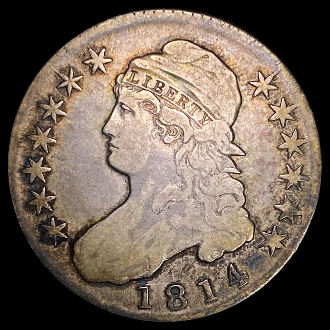 1814 Capped Bust Half Dollar LIGHTLY CIRCULATED (1 of 2)