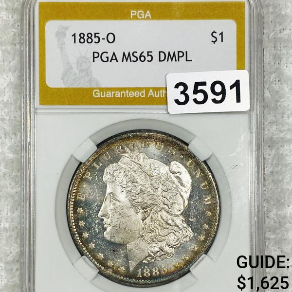 1885-O Morgan Silver Dollar PGA - MS65 DMPL (1 of 2)