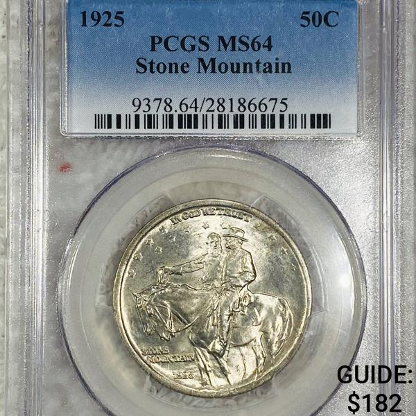 1925 Stone Mountain Half Dollar PCGS - MS64 (1 of 2)