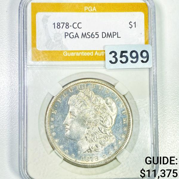 1878-CC Morgan Silver Dollar PGA - MS65 DMPL (1 of 2)