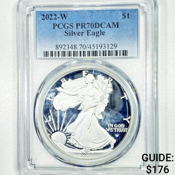 2022-W Silver Eagle PCGS - PR70DCAM (1 of 2)