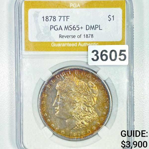 1878 7TF Morgan Silver Dollar PGA - MS65+ DMPL (1 of 2)