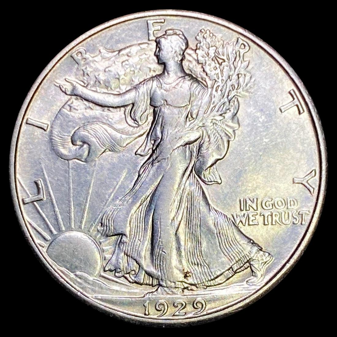 1929-D Walking Liberty Half Dollar CLOSELY UNC (1 of 2)