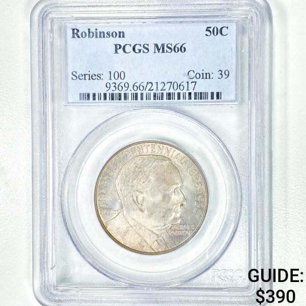 1936 Robinson Half Dollar PCGS - MS66 (1 of 2)