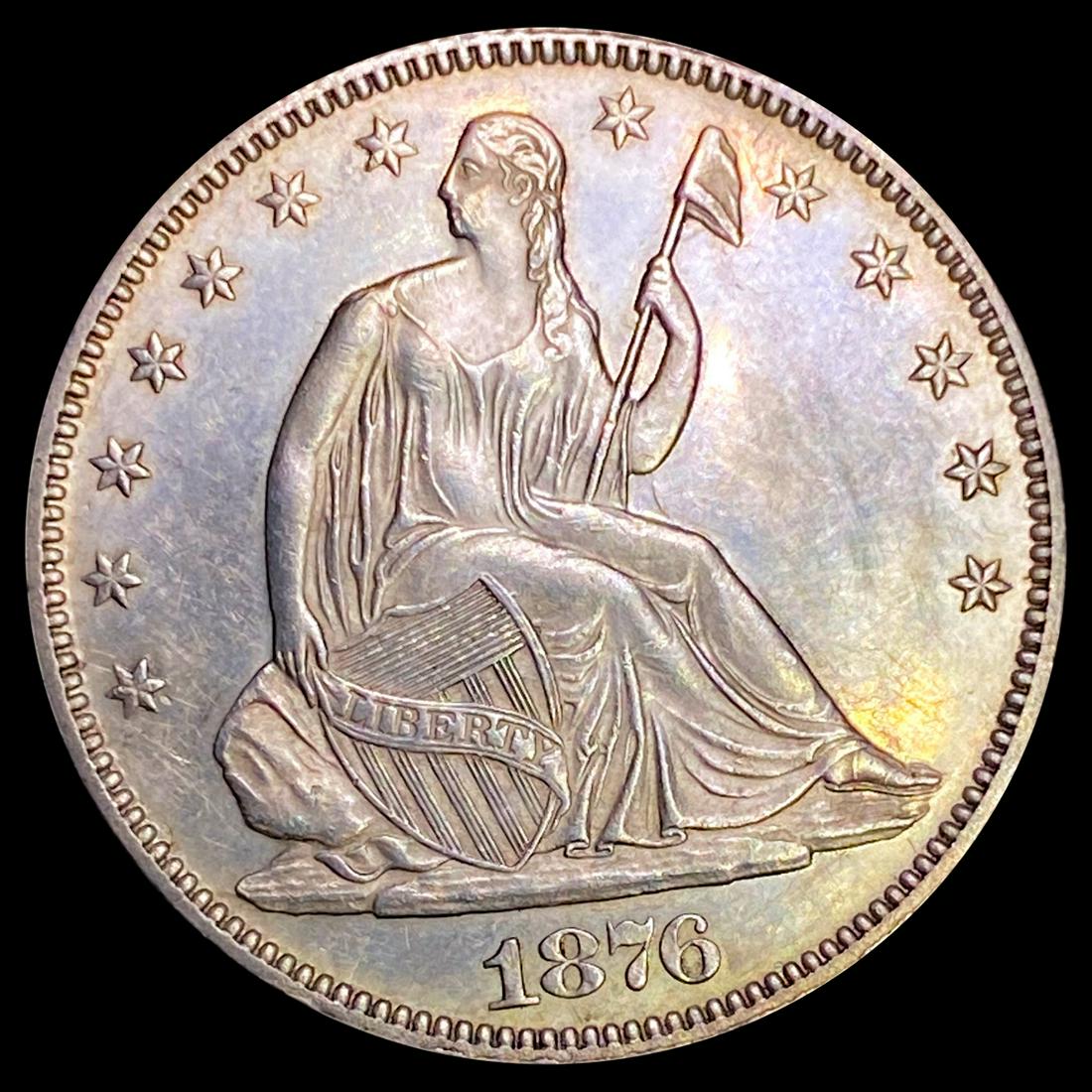 1876 Seated Liberty Half Dollar UNCIRCULATED (1 of 2)