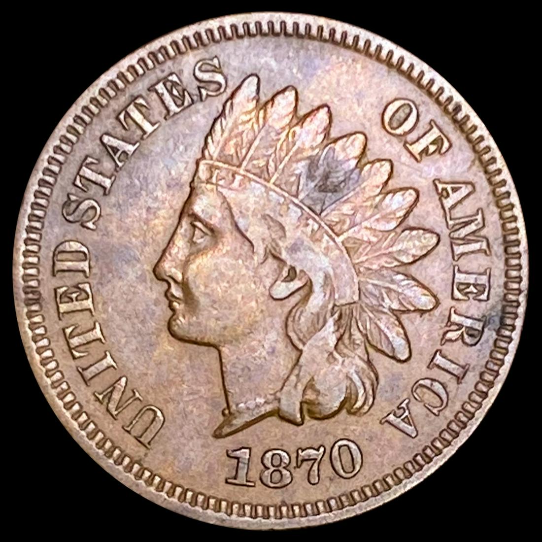 1870 Indian Head Cent NEARLY UNCIRCULATED (1 of 2)