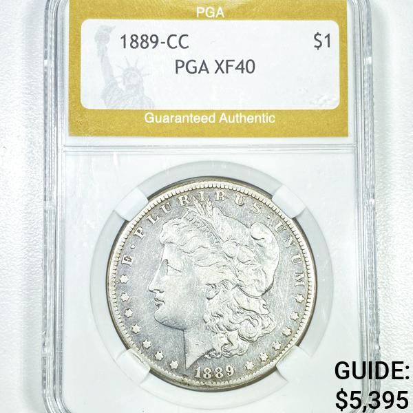 1889-CC Morgan Silver Dollar PGA - XF40 (1 of 2)