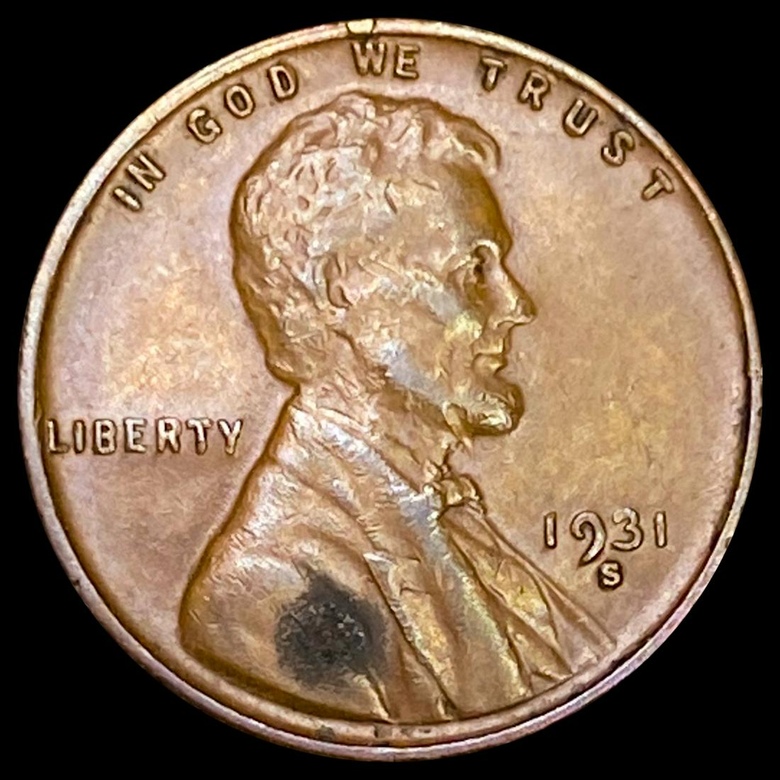 1931-S Wheat Cent CLOSELY UNCIRCULATED (1 of 2)