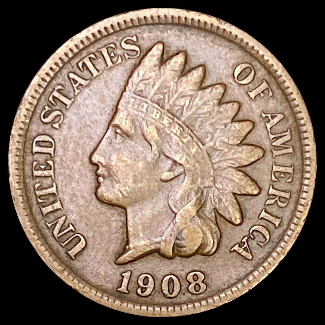 1908 Indian Head Cent CLOSELY UNCIRCULATED (1 of 2)