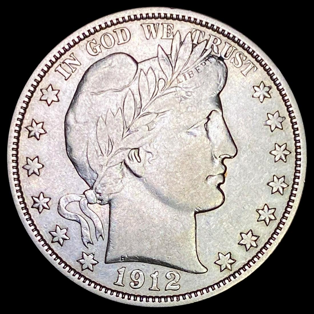 1912 Barber Half Dollar NEARLY UNCIRCULATED (1 of 2)