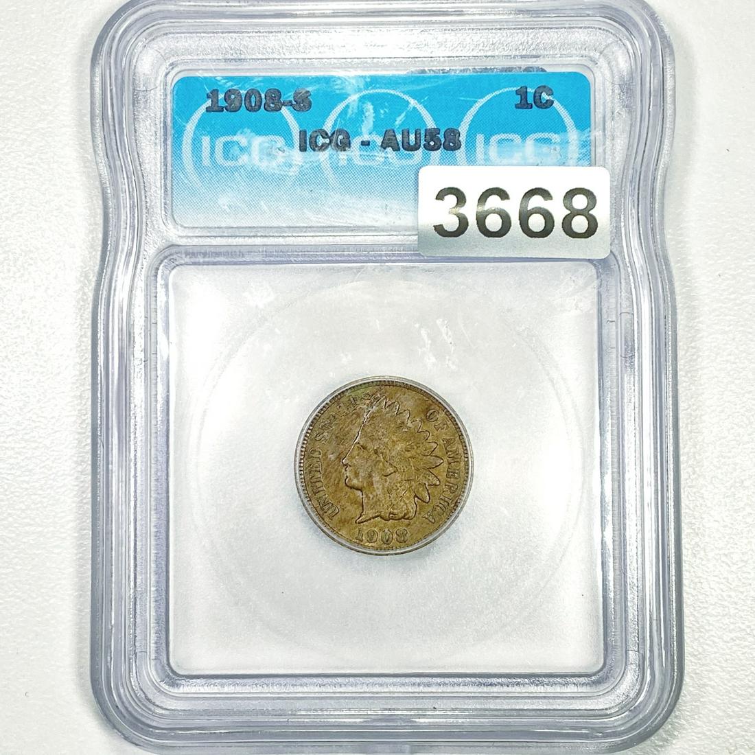1908-S Indian Head Cent ICG - MS63 (1 of 2)