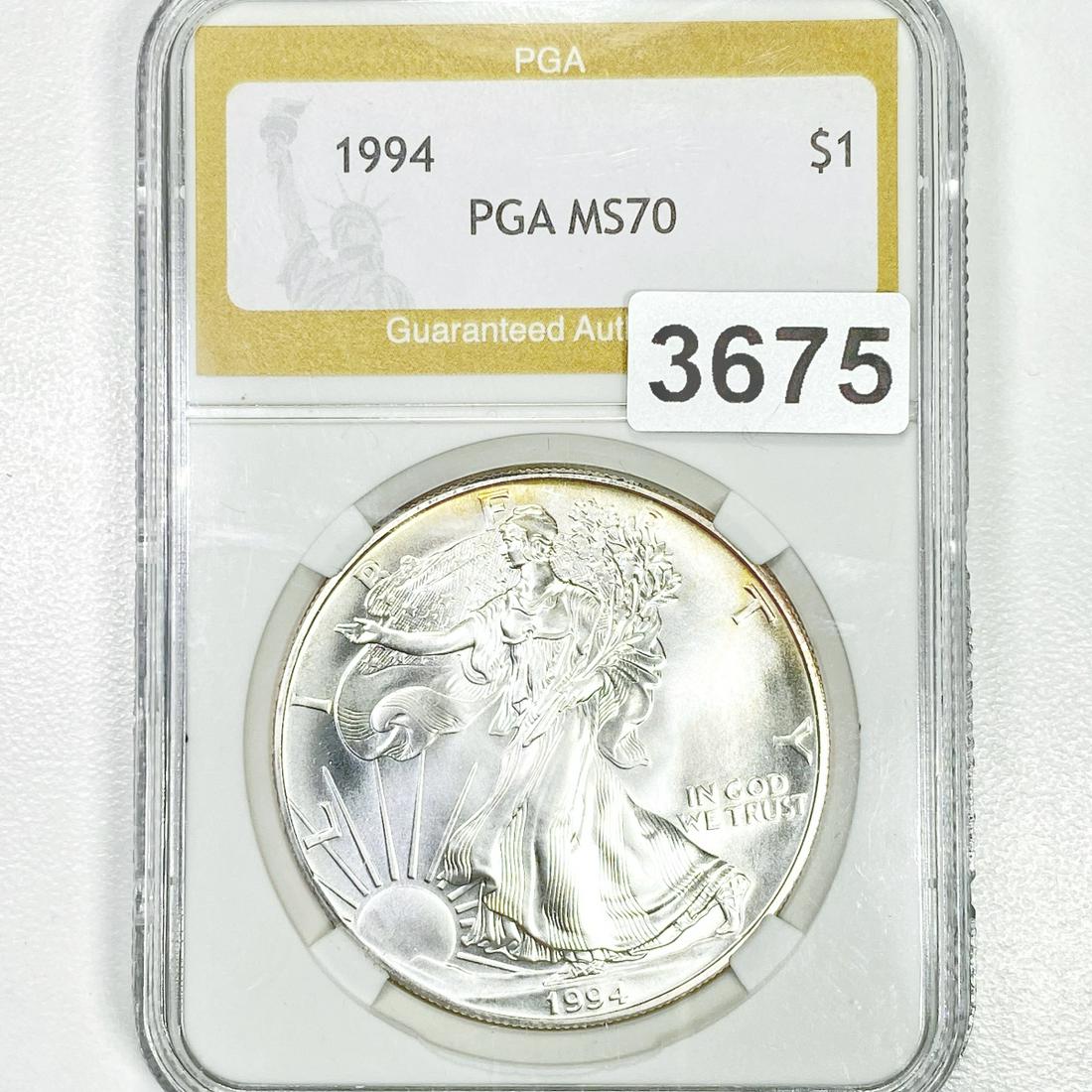 1994 Silver Eagle Dollar PGA - MS70 (1 of 2)