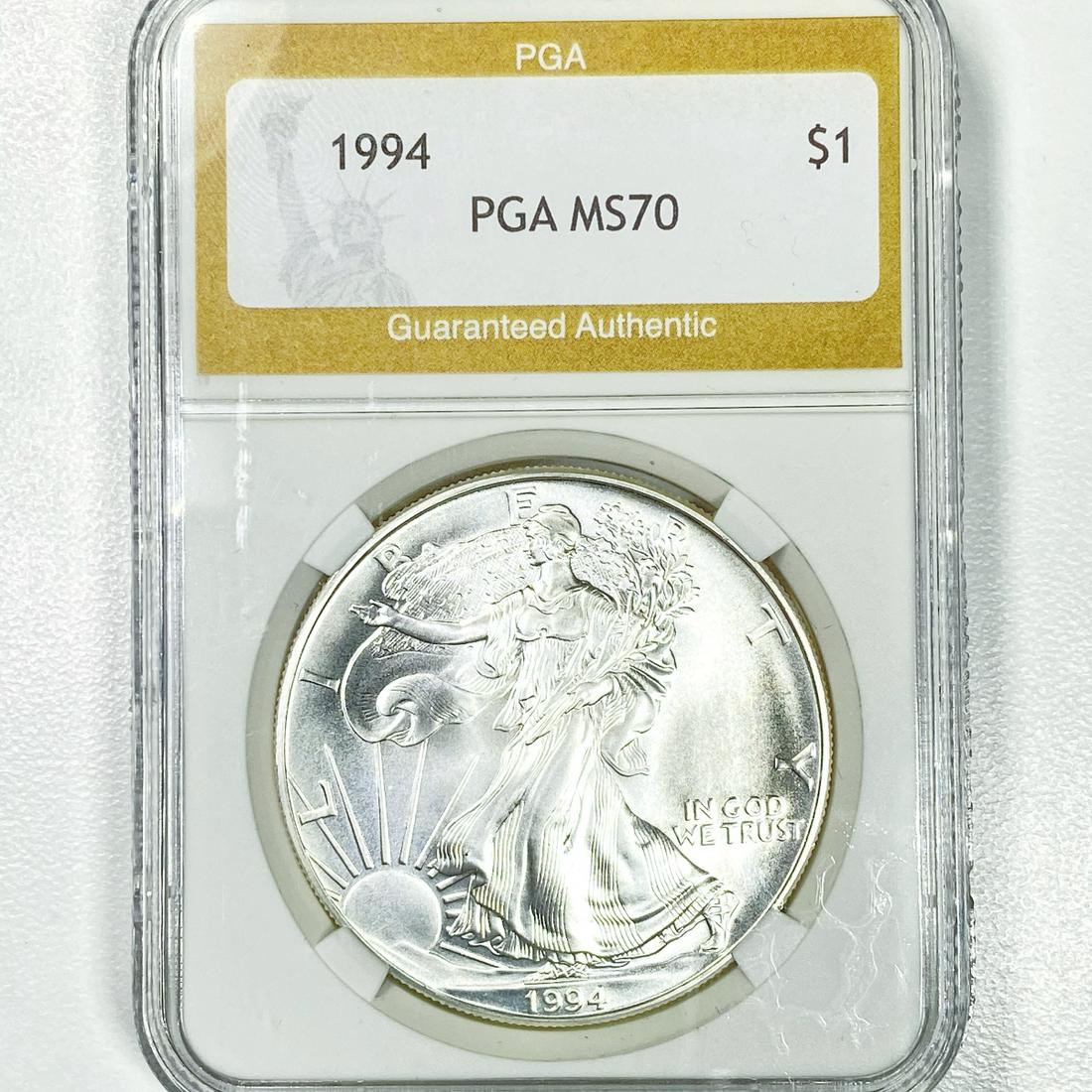 1994 Silver Eagle Dollar PGA - MS70 (1 of 2)