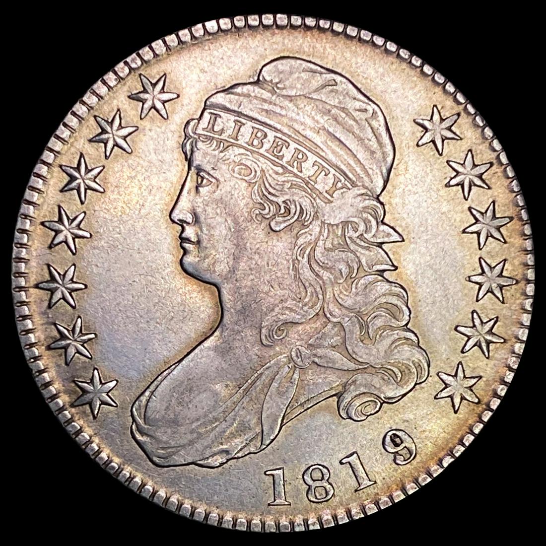 1819 Capped Bust Half Dollar ABOUT UNCIRCULATED (1 of 2)