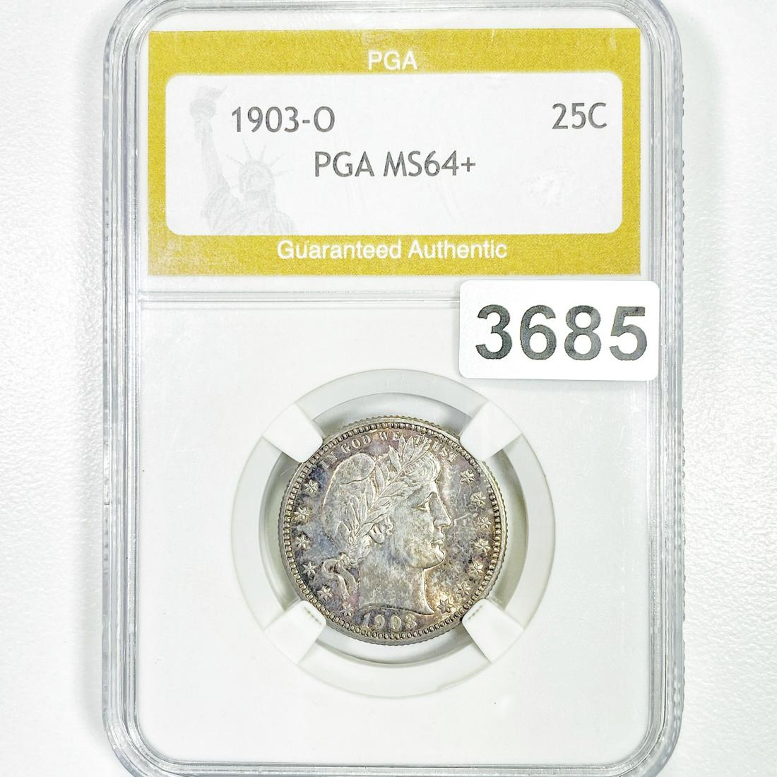 1903-O Barber Quarter PGA - MS64+ (1 of 2)