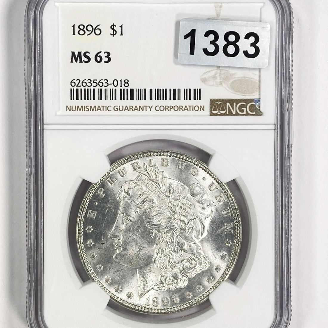 1896 Morgan Silver Dollar NGC - MS63 (1 of 2)