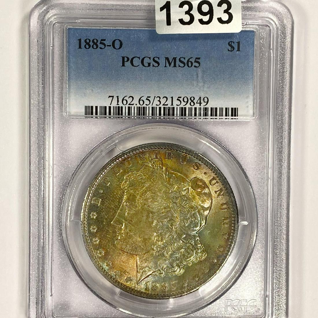1885-O Morgan Silver Dollar PCGS - MS65 (1 of 2)
