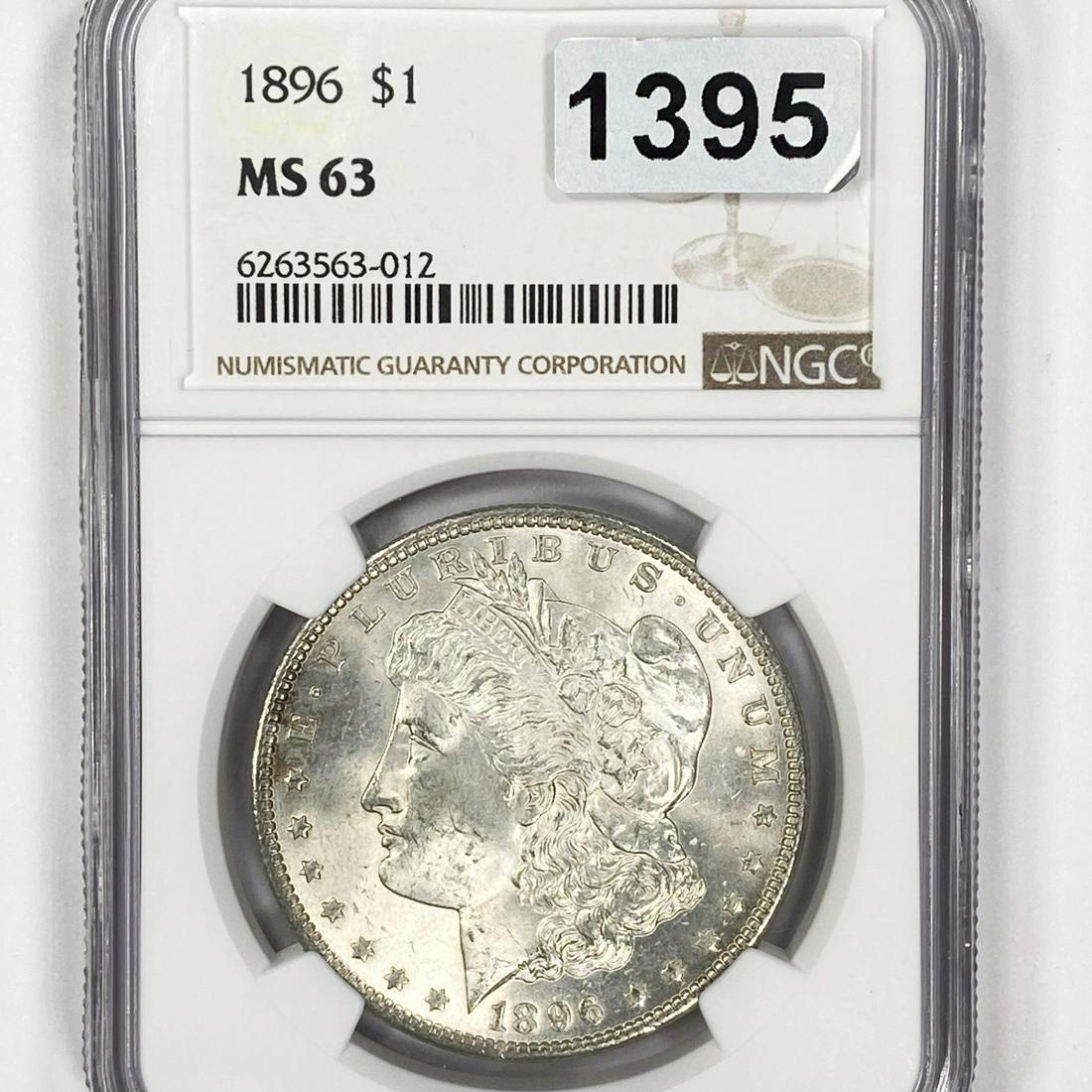 1896 Morgan Silver Dollar NGC - MS63 (1 of 2)