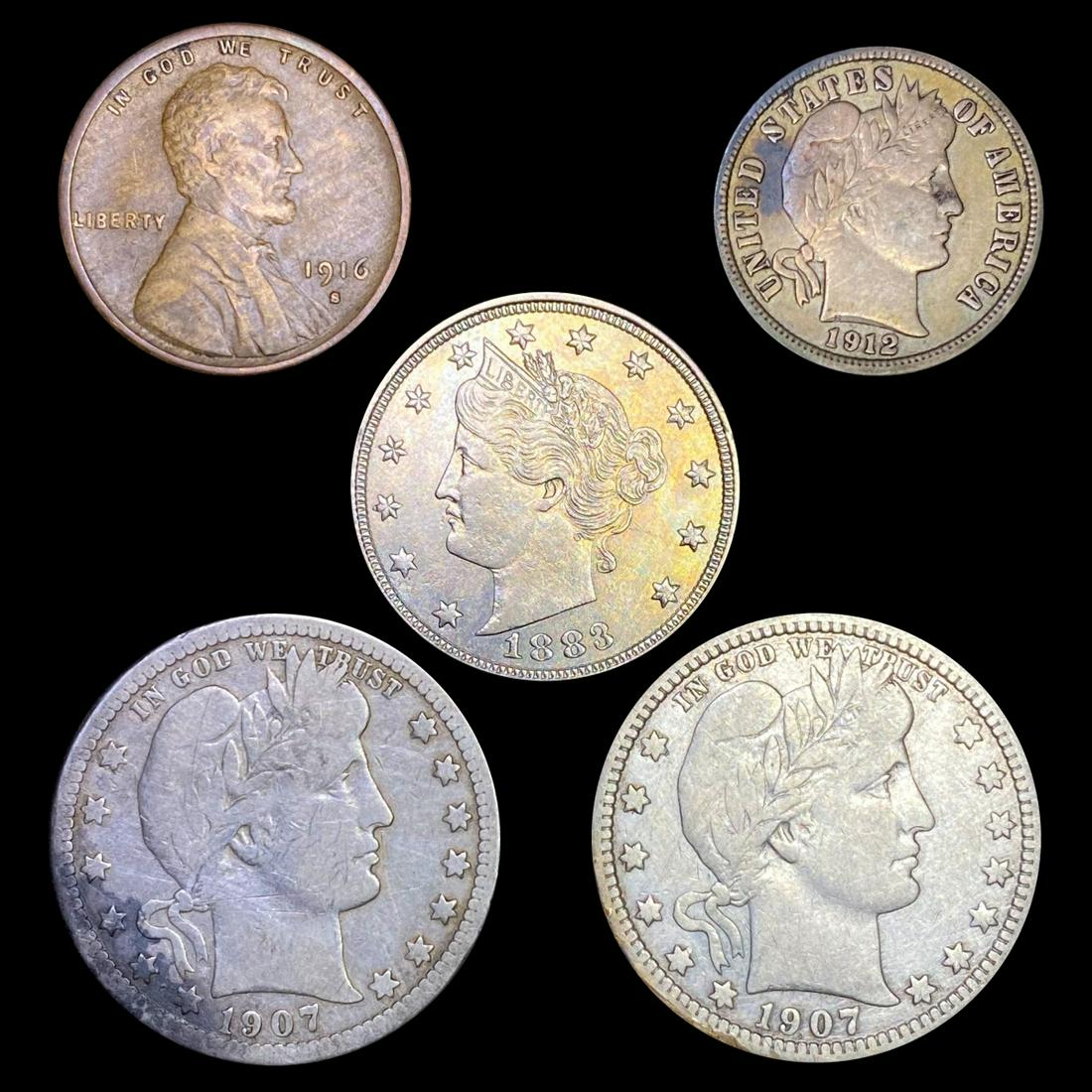 Misc Coins, x5 UNCIRCULATED (1 of 2)