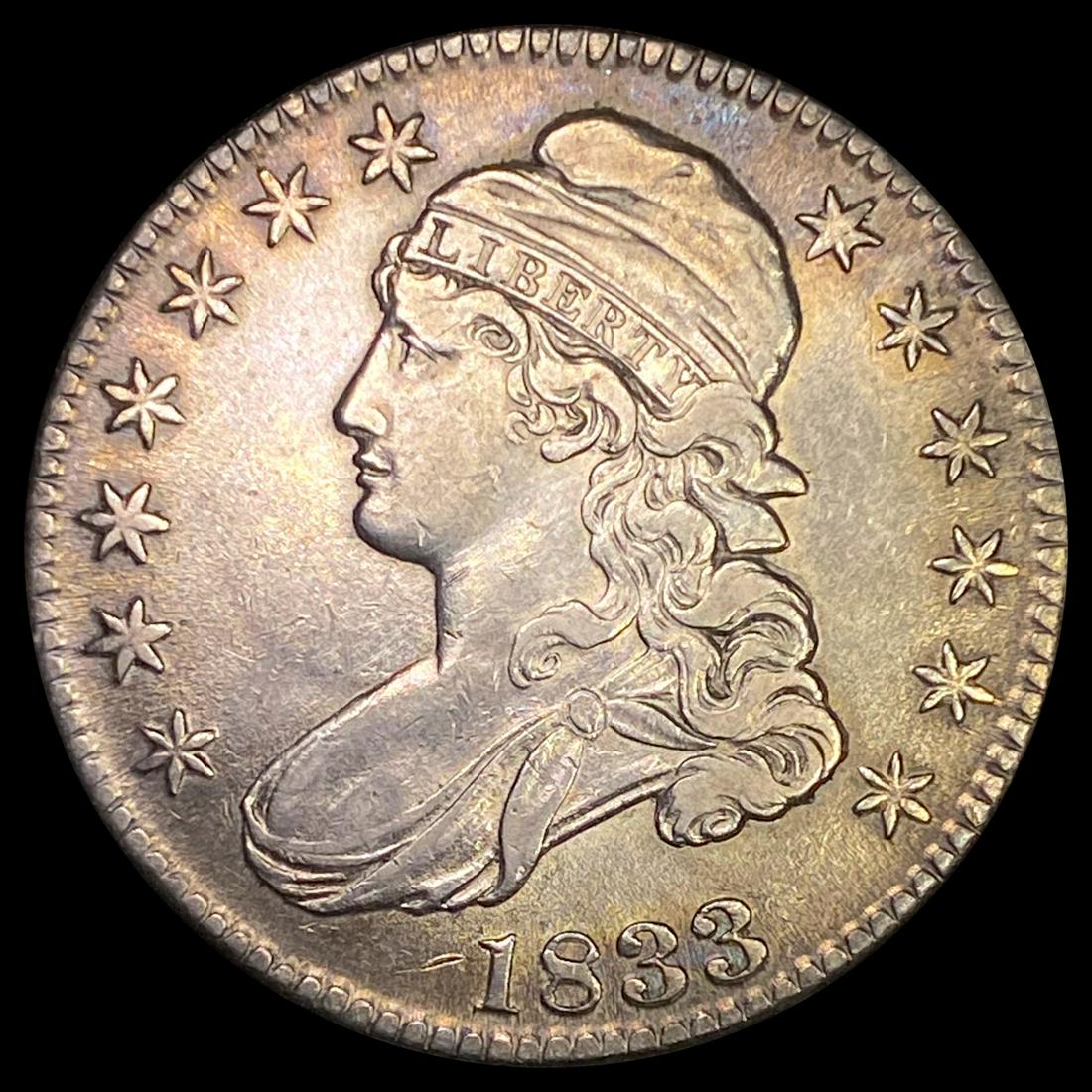 1833 Capped Bust Half Dollar NEARLY UNCIRCULATED (1 of 2)