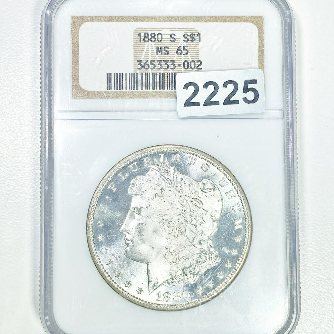 1880-S Morgan Silver Dollar NGC - MS65 (1 of 2)