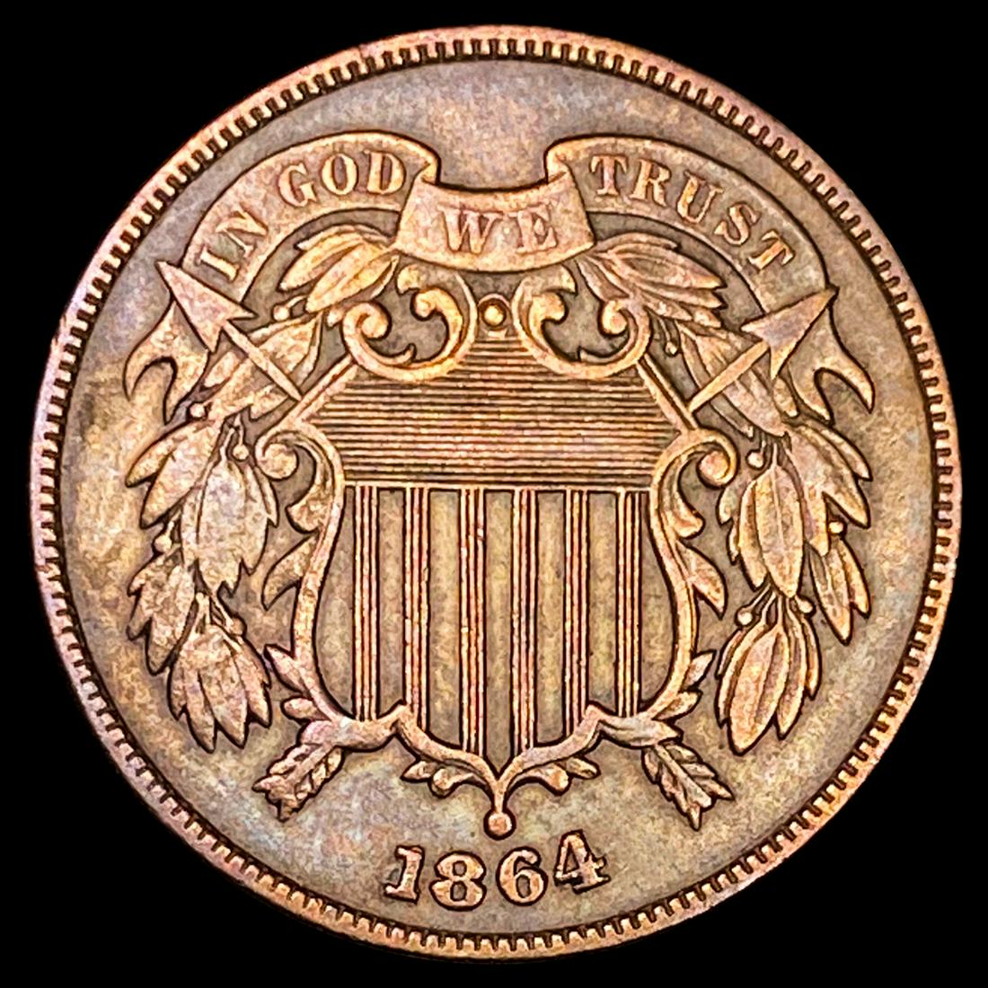 1864 Two Cent Piece CLOSELY UNCIRCULATED (1 of 2)