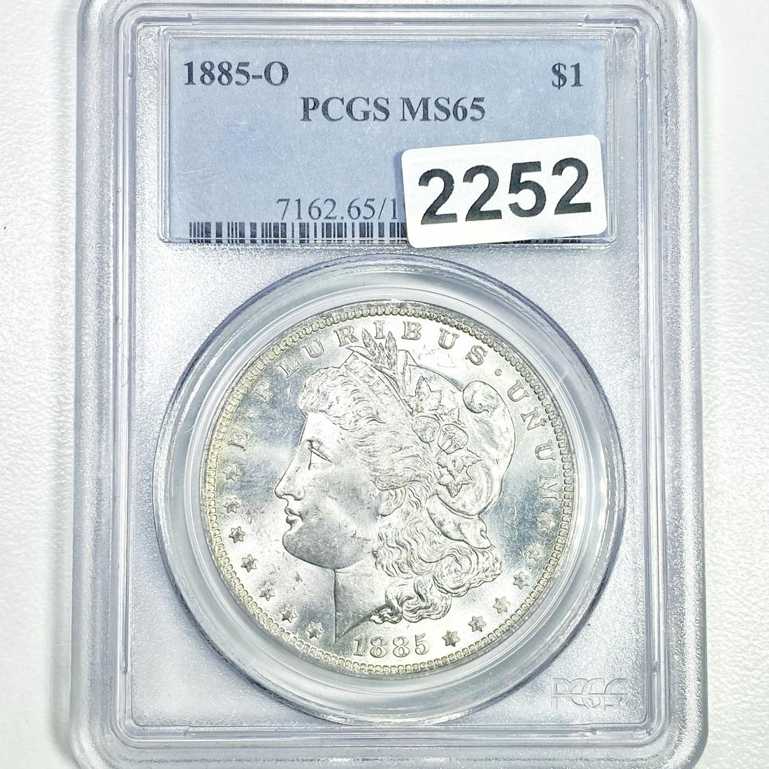 1885-O Morgan Silver Dollar PCGS - MS65 (1 of 2)