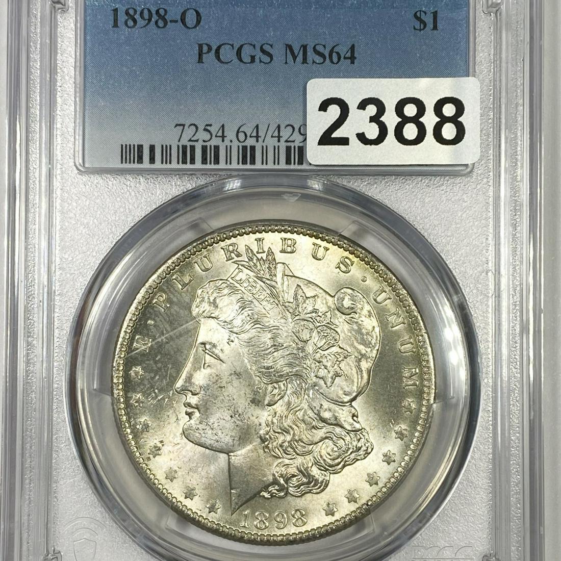 1898-O Morgan Silver Dollar PCGS - MS64 (1 of 2)