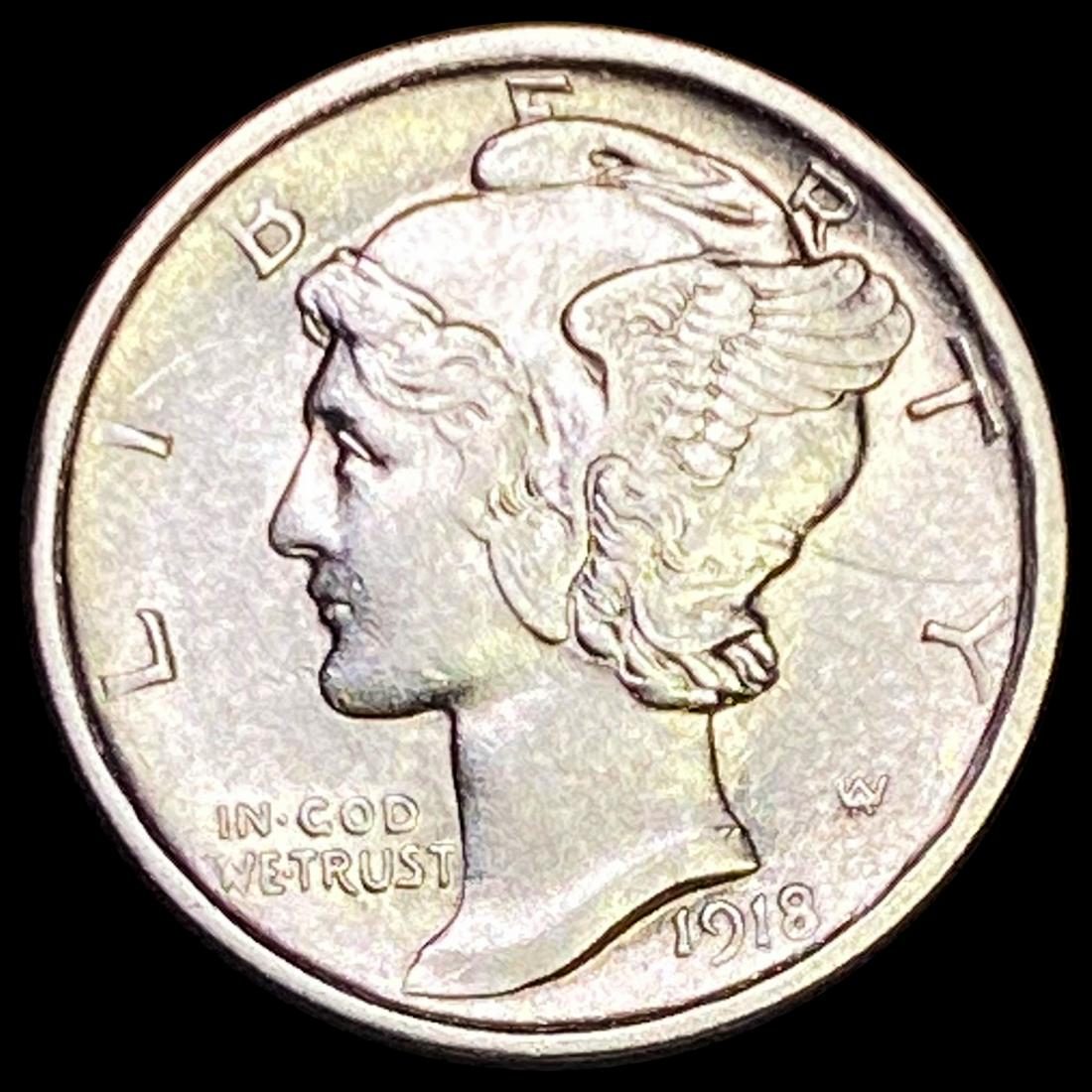 1918 Mercury Dime UNCIRCULATED (1 of 2)