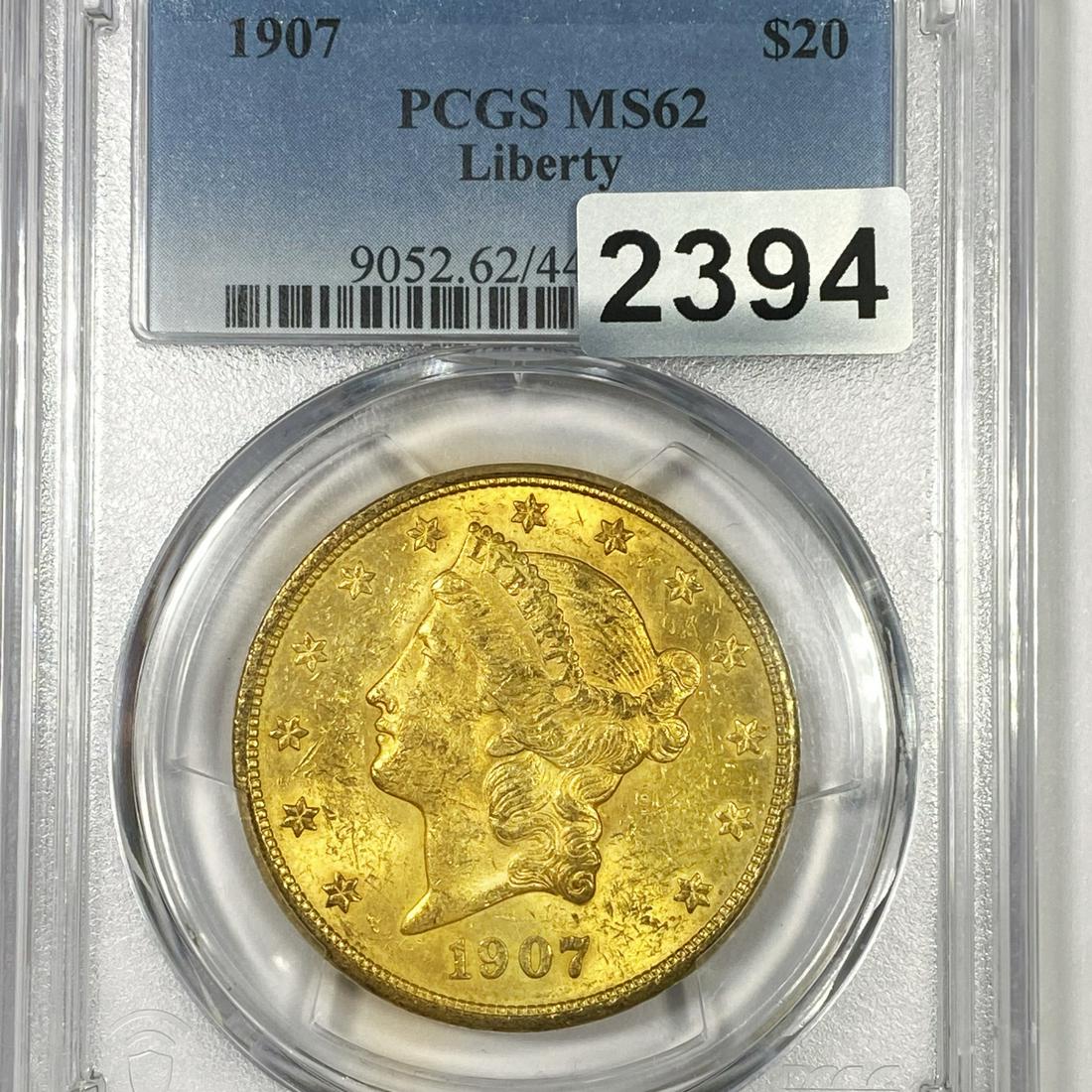 1907 $20 Gold Double Eagle PCGS - MS62 (1 of 2)