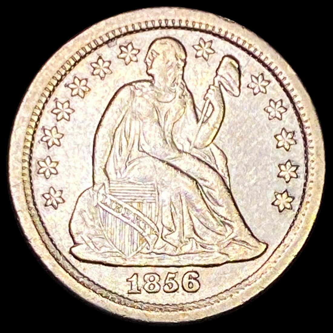 1856-O Seated Liberty Dime CLOSELY UNCIRCULATED (1 of 2)