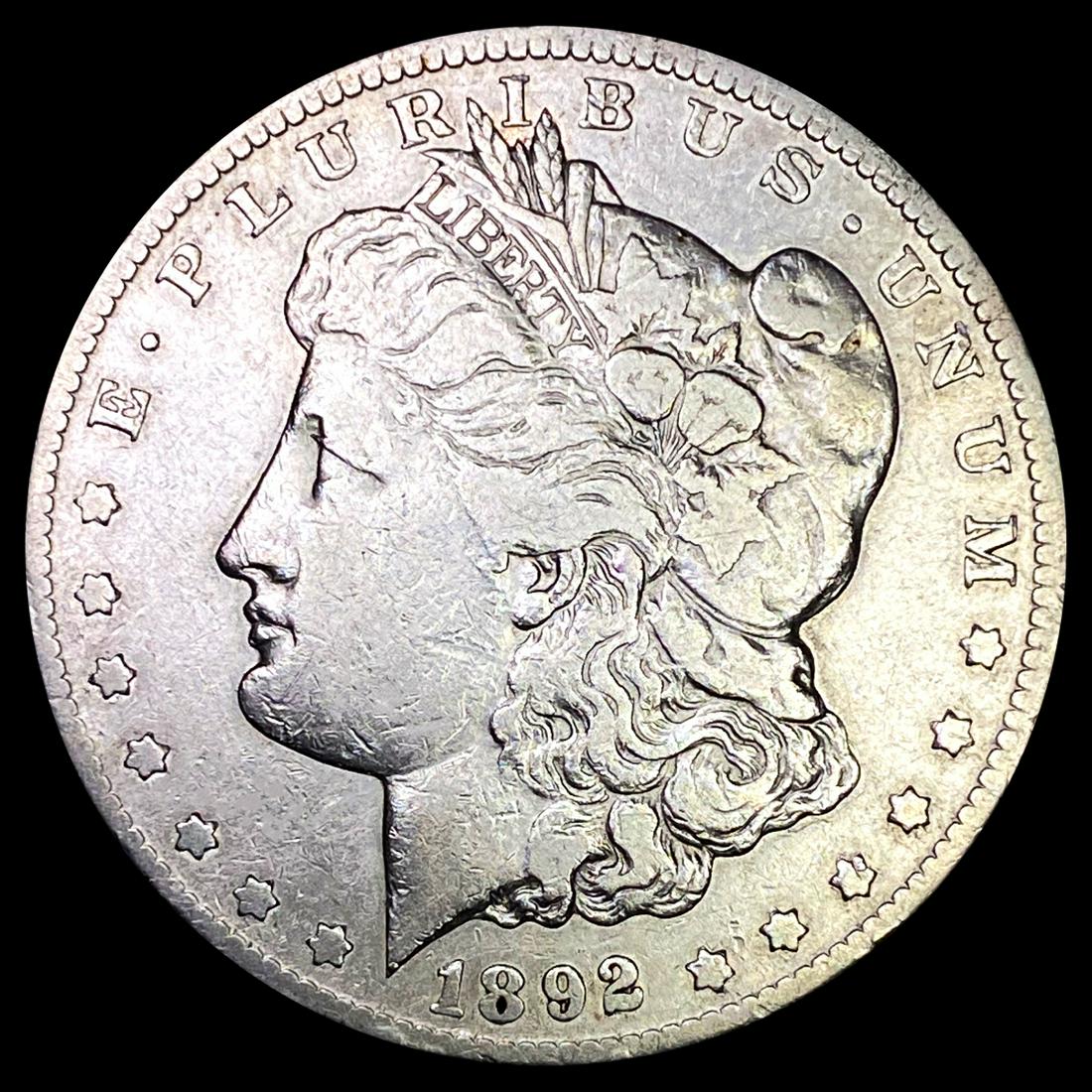 1892-CC Morgan Silver Dollar NEARLY UNCIRCULATED (1 of 2)