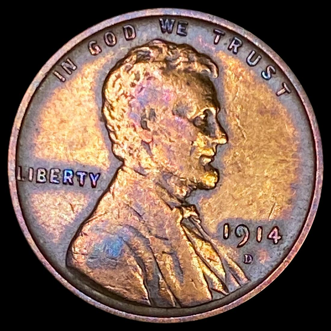 1914-D Wheat Cent CLOSELY UNCIRCULATED (1 of 2)