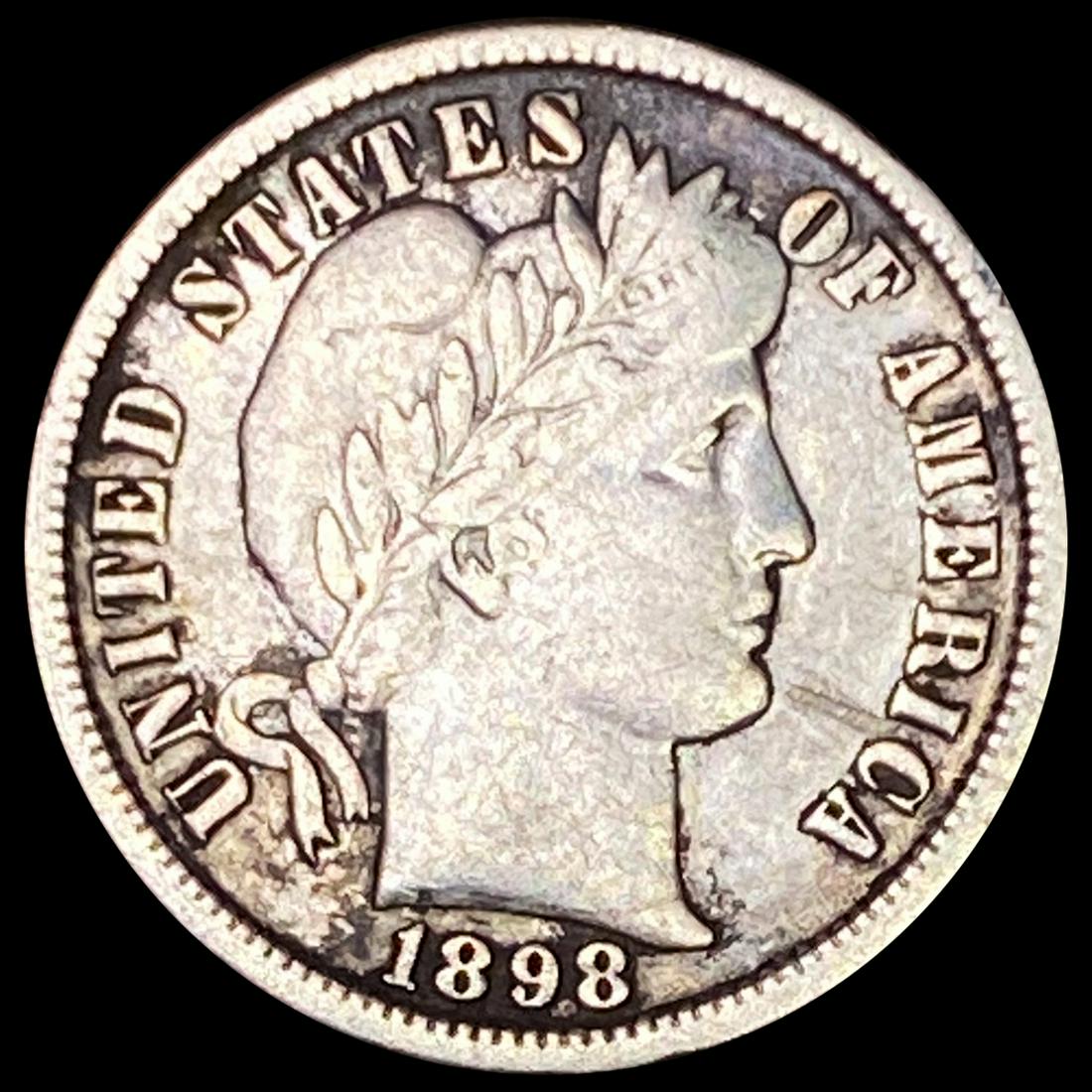 1898-O Barber Dime CLOSELY UNCIRCULATED (1 of 2)