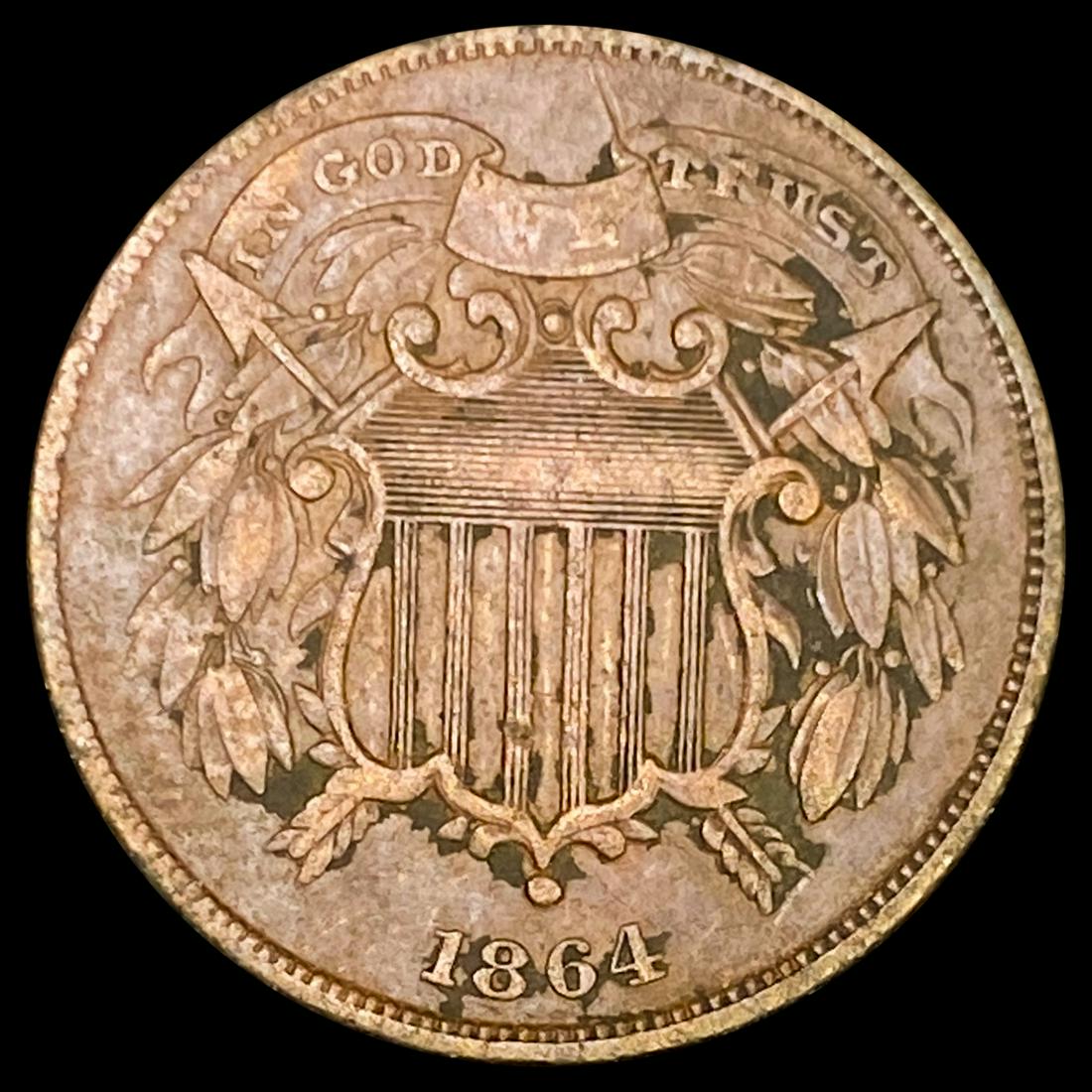 1864 Two Cent Piece LIGHTLY CIRCULATED (1 of 2)