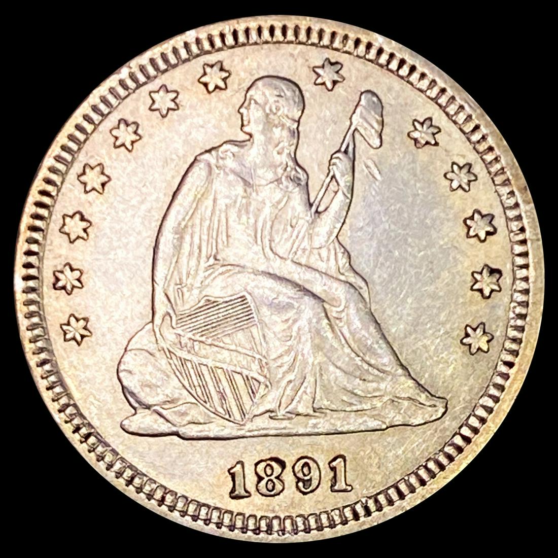 1891 Seated Liberty Quarter UNCIRCULATED (1 of 2)