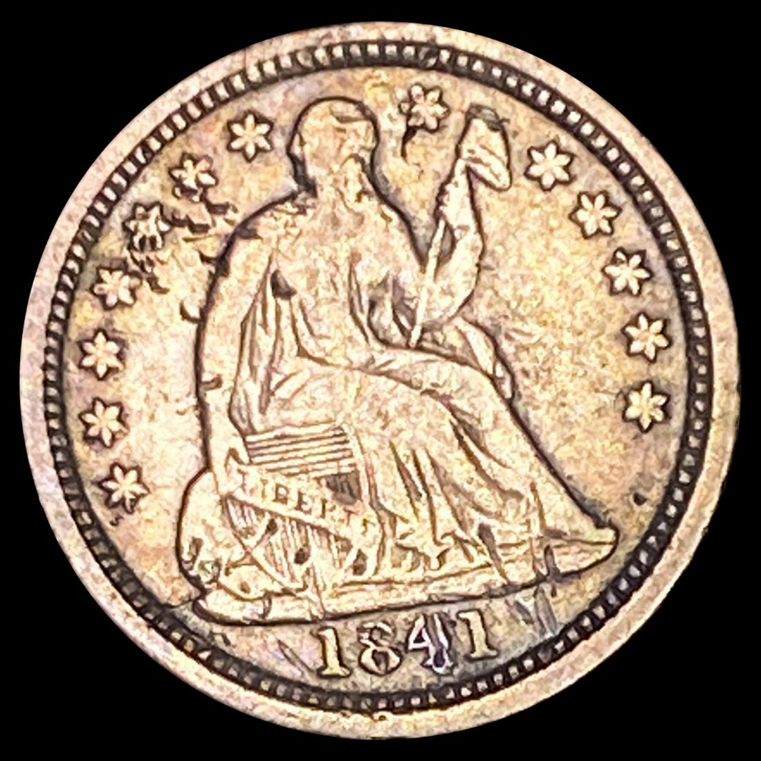 1841-O Seated Liberty Half Dime LIGHTLY (1 of 2)