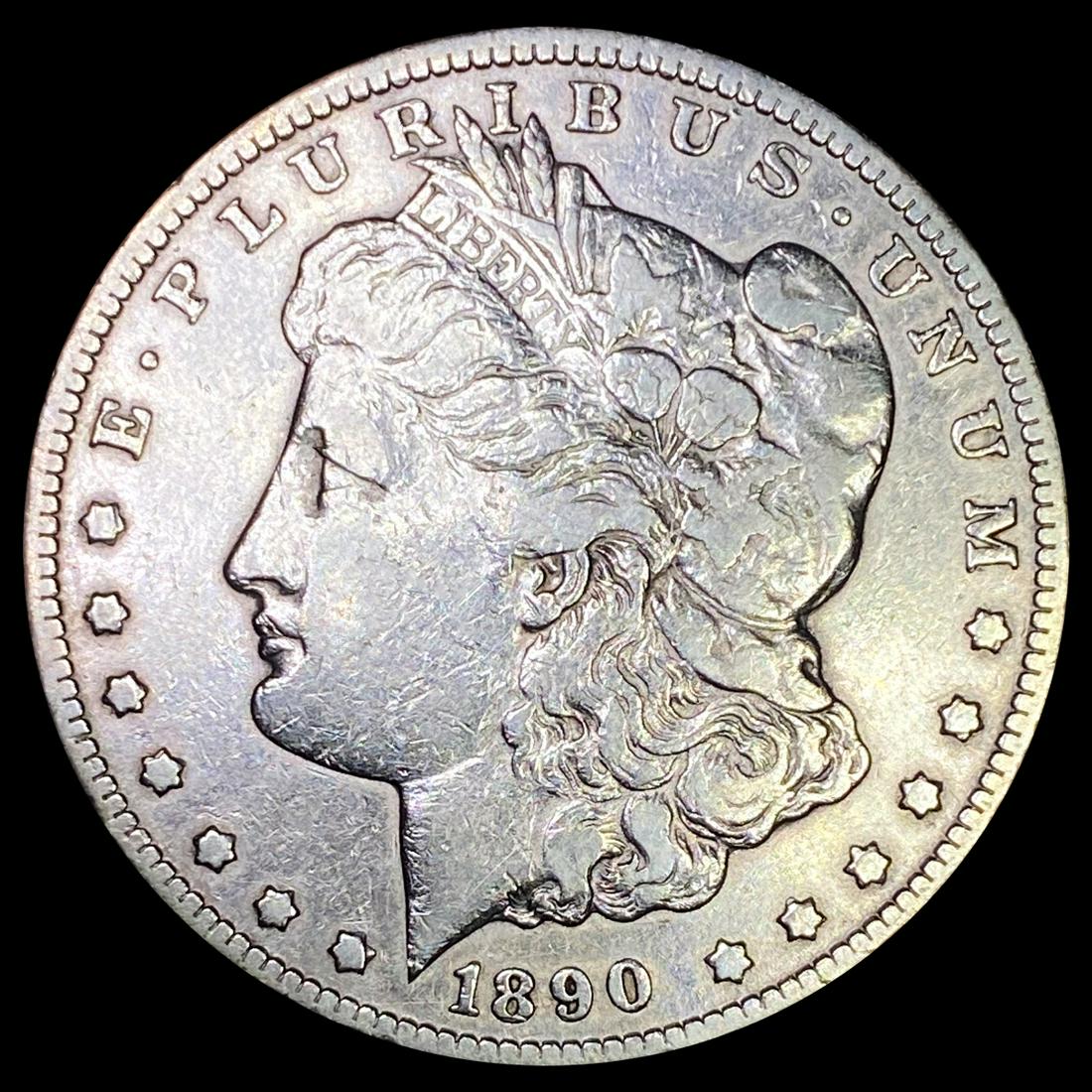 1890-CC Morgan Silver Dollar NEARLY UNCIRCULATED (1 of 2)