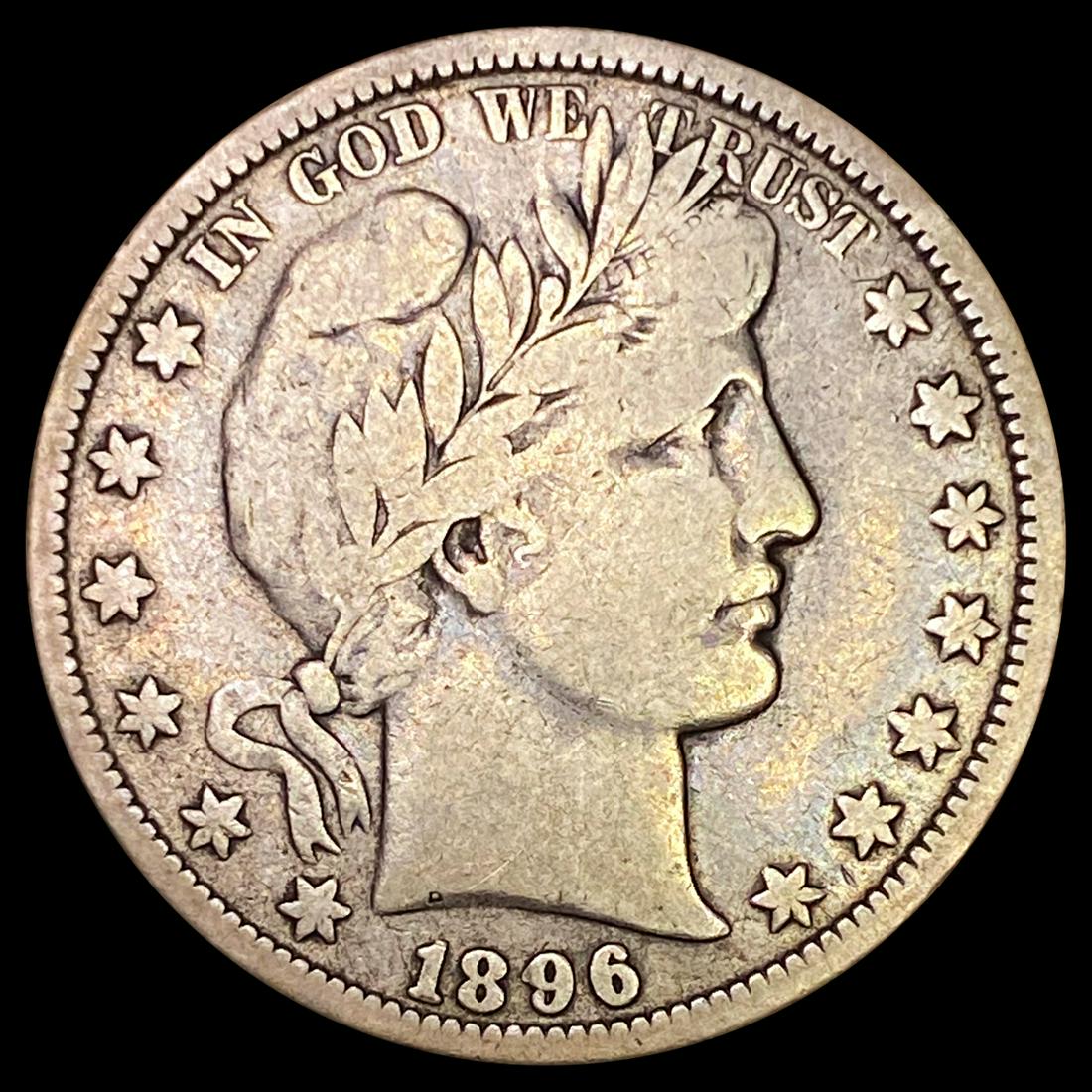 1896-O Barber Half Dollar LIGHTLY CIRCULATED (1 of 2)