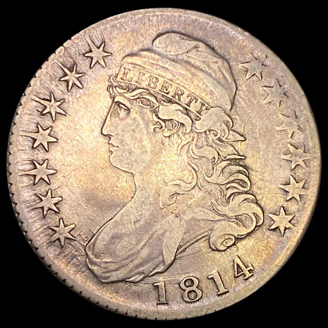 1814 Capped Bust Half Dollar NICELY CIRCULATED (1 of 2)