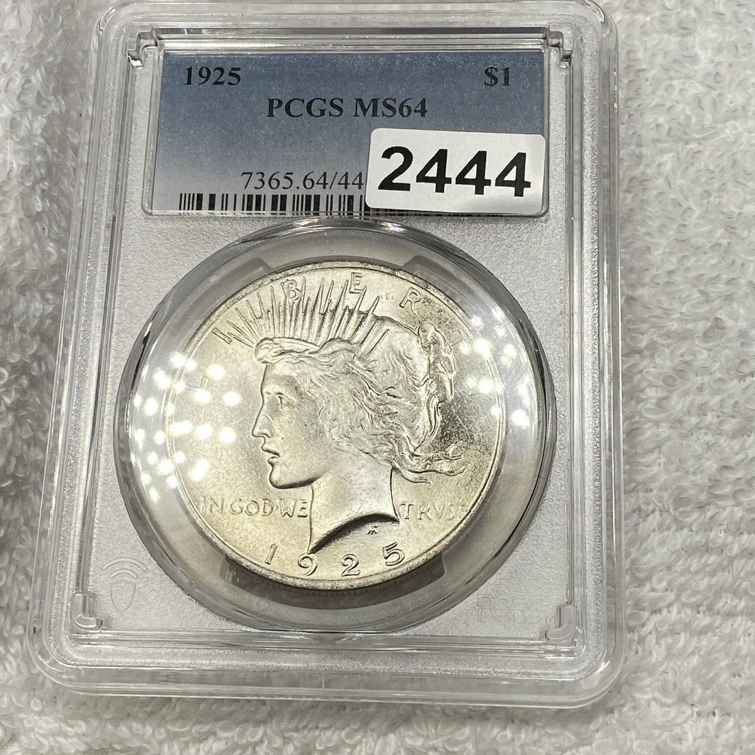 1925 Silver Peace Dollar PCGS - MS64 (1 of 2)