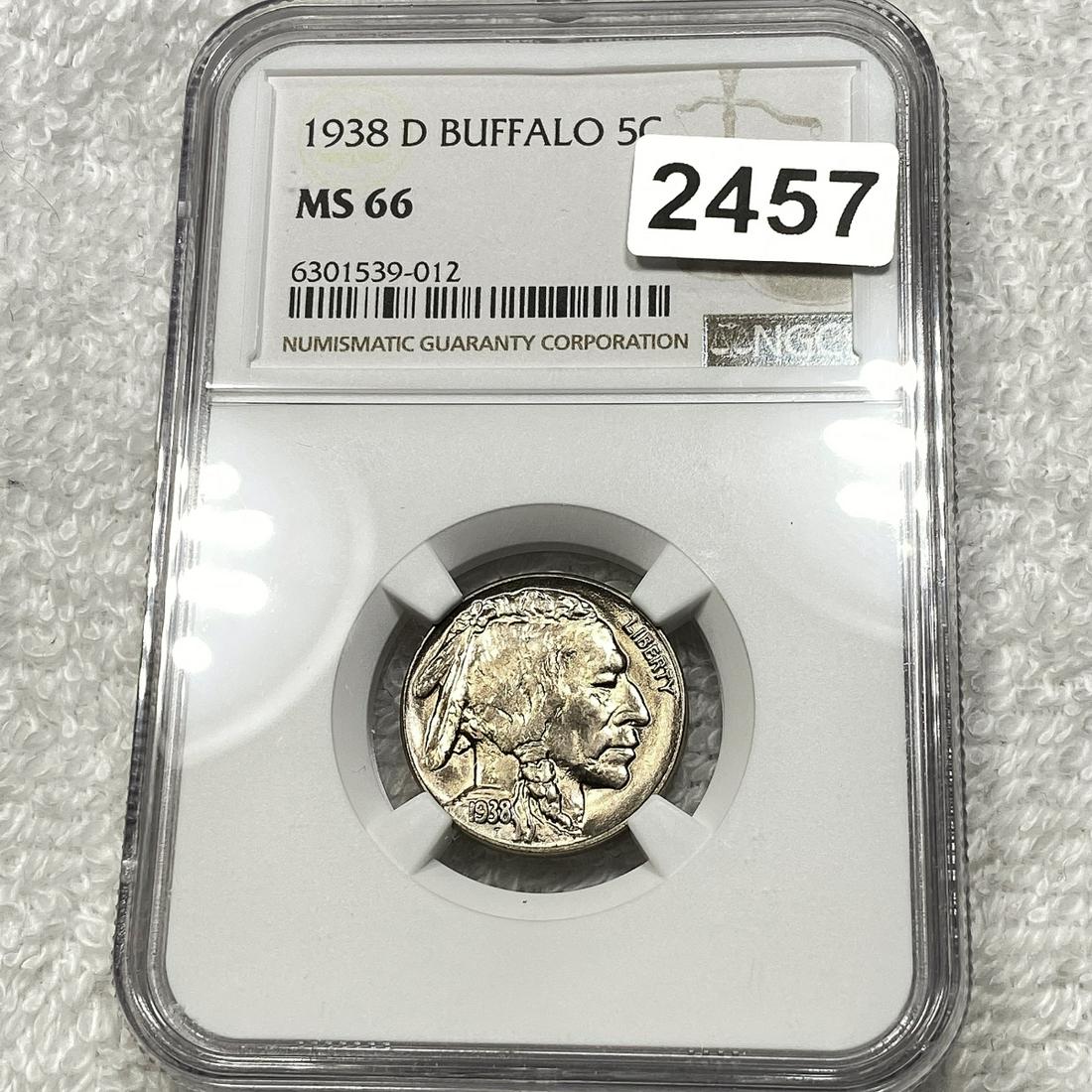1938-D Buffalo Nickel NGC - MS66 (1 of 2)