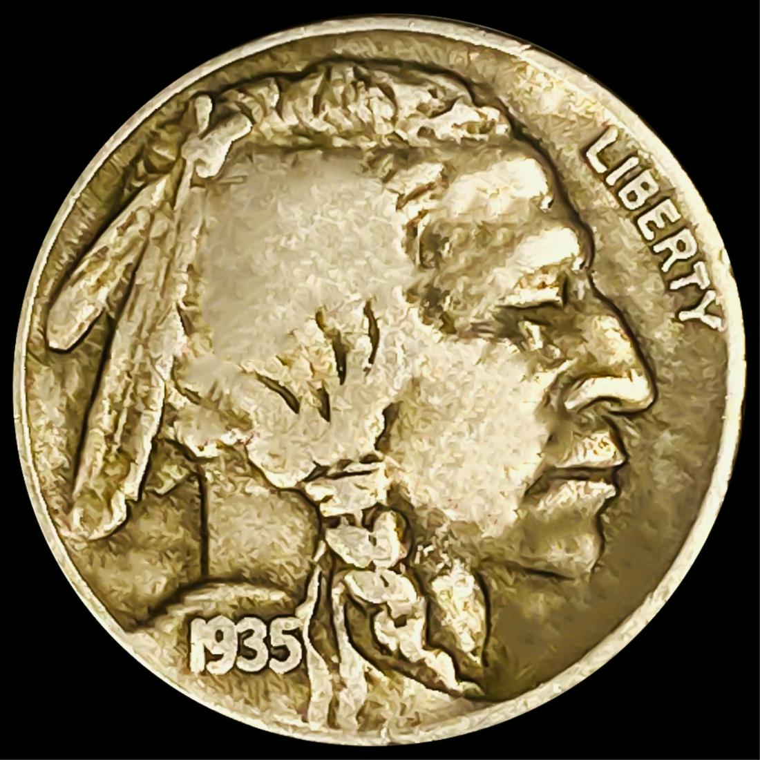 1935 Buffalo Nickel ABOUT UNCIRCULATED (1 of 2)