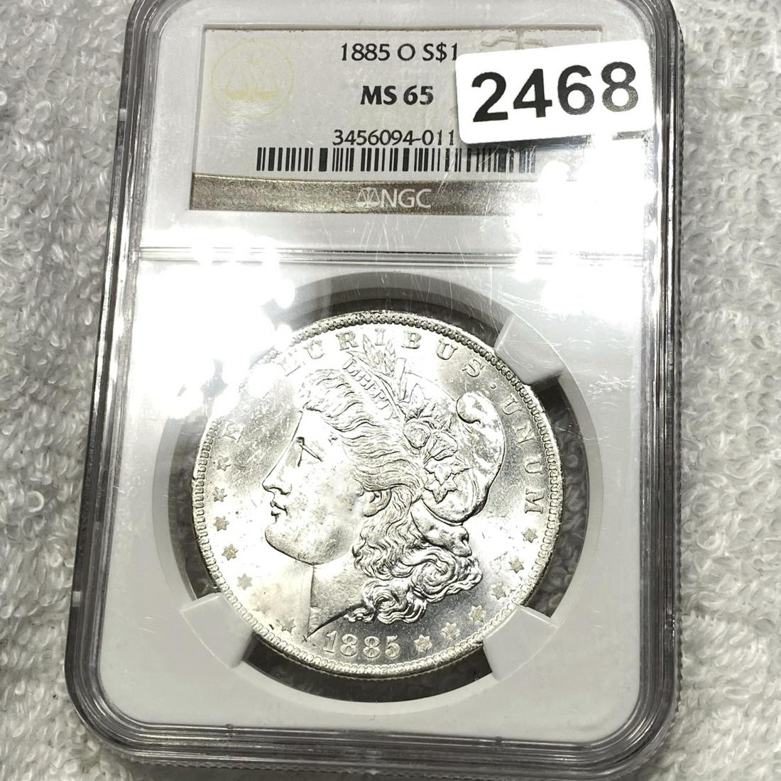 1885-O Morgan Silver Dollar NGC - MS65 (1 of 2)