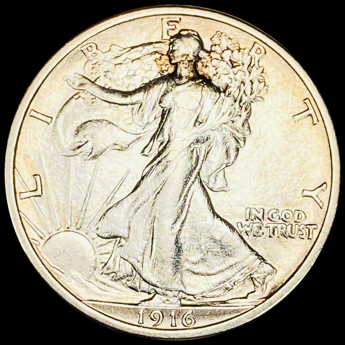 1916 Walking Liberty Half Dollar UNCIRCULATED (1 of 2)